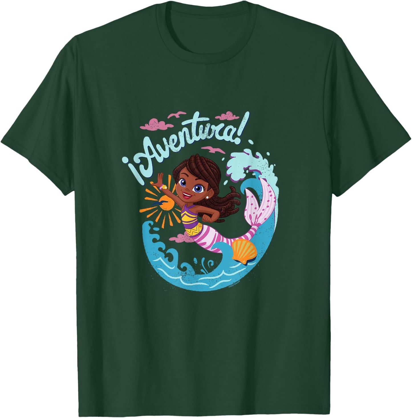 Santiago of the Seas ¡Aventura! Mermaid Lorelai Shot Vintage T-Shirt - T-Shirt | Forest