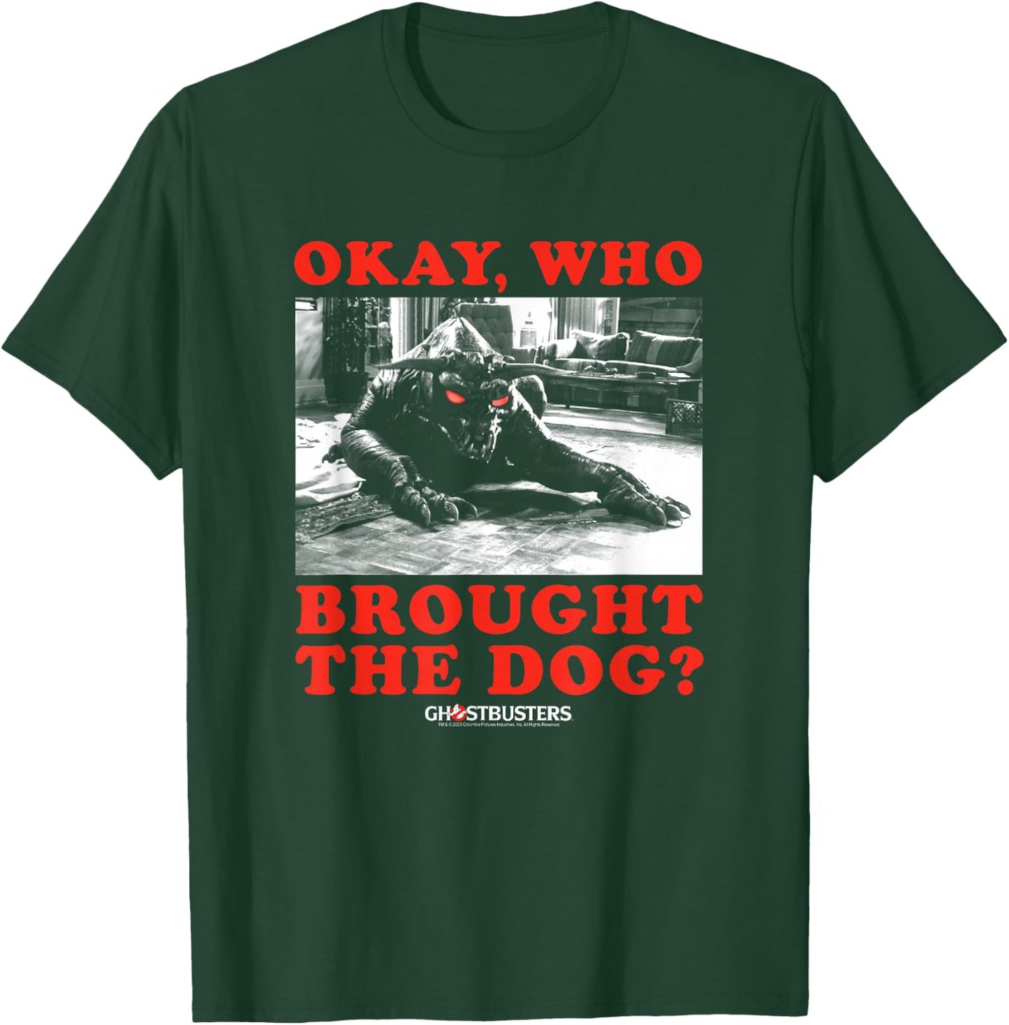 Ghostbusters Who Brought The Dog Zuul Lustiger Film T-Shirt - T-Shirt | Forest