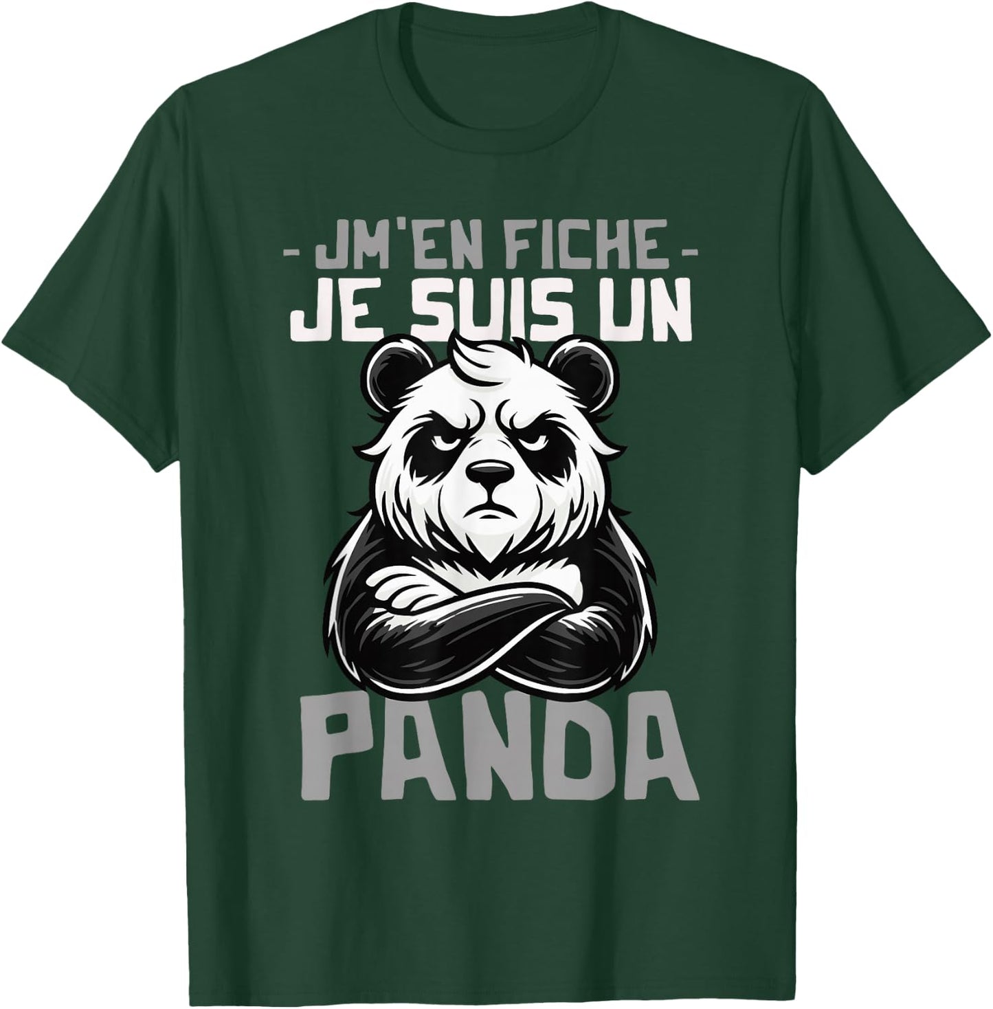 Idea Je suis un Panda Funny Funny Panda Motif Giant Panda , Black, S T-Shirt - T-Shirt | Forest