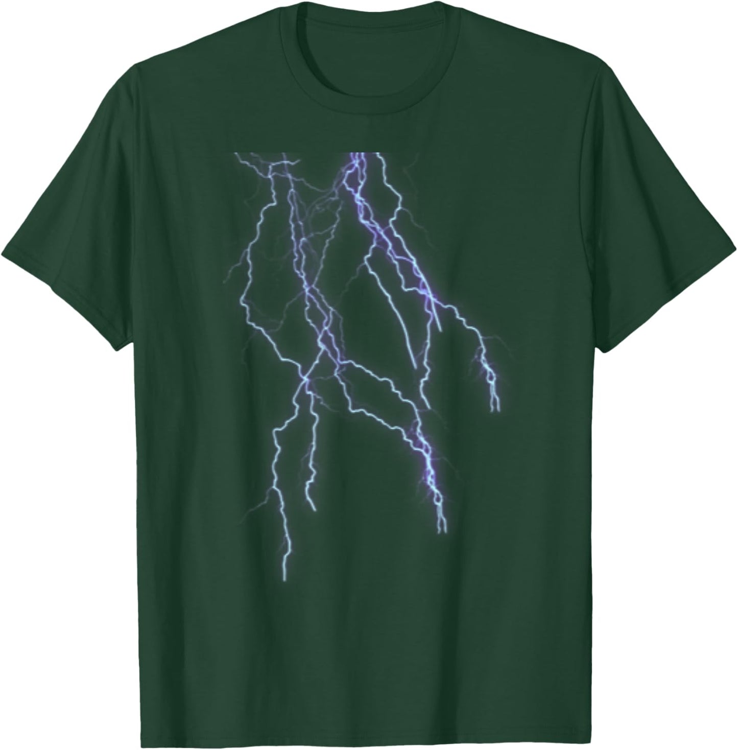 Lightning Graphic | Science Thunder Shirt T-Shirt - T-Shirt | Forest