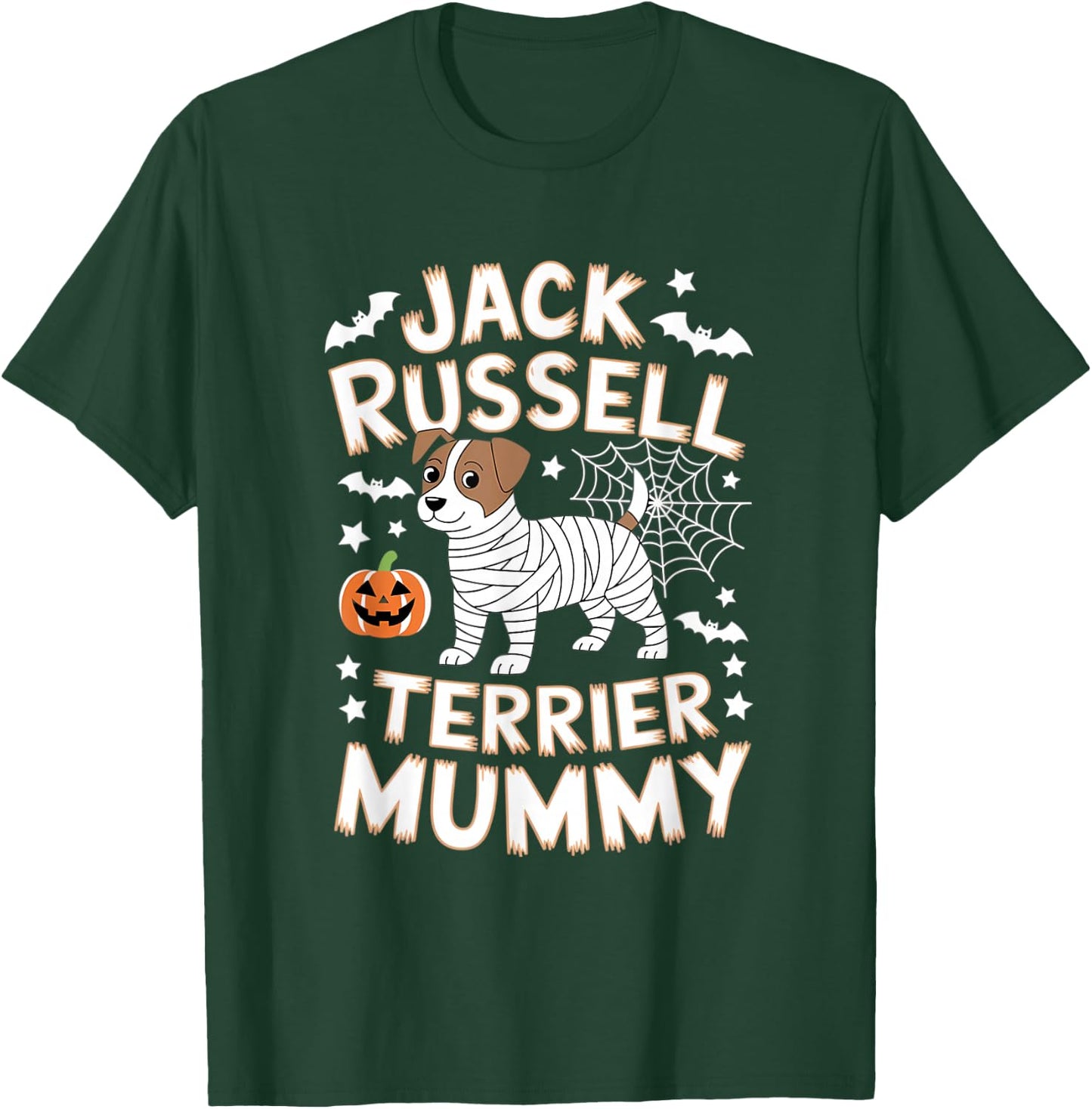 Jack Russell Terrier Mummy - Halloween Costume T-Shirt - T-Shirt | Forest