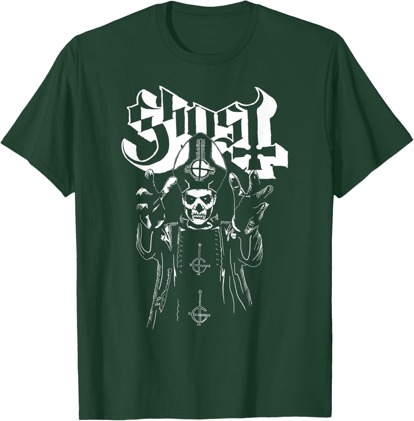 Ghost - Papas Wrath , black T-Shirt - T-Shirt | Forest