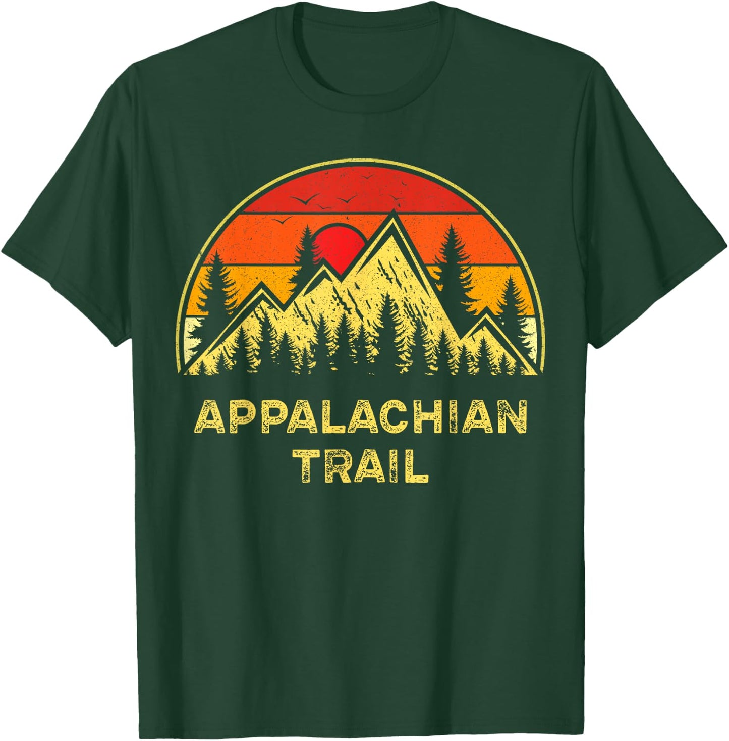 Vintage Appalachian Trail Nature Hiking Mountains Souvenir T-Shirt - T-Shirt | Forest