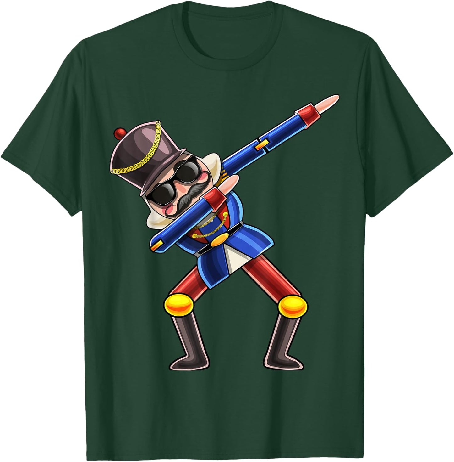 Dabbing Nutcracker Christmas Costume Nutcracker GIft Kids T-Shirt - T-Shirt | Forest