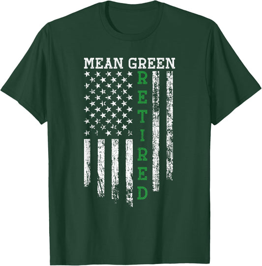 Mean Green Retired Border Patrol Agent T-Shirt - T-Shirt | Forest