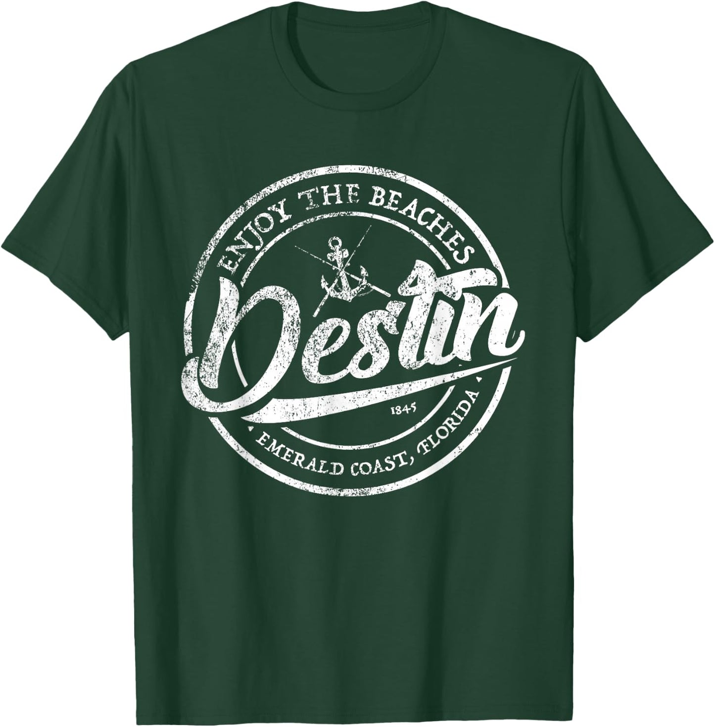 Enjoy the Beaches Destin FL Men Woman Kids T-Shirt - T-Shirt | Forest