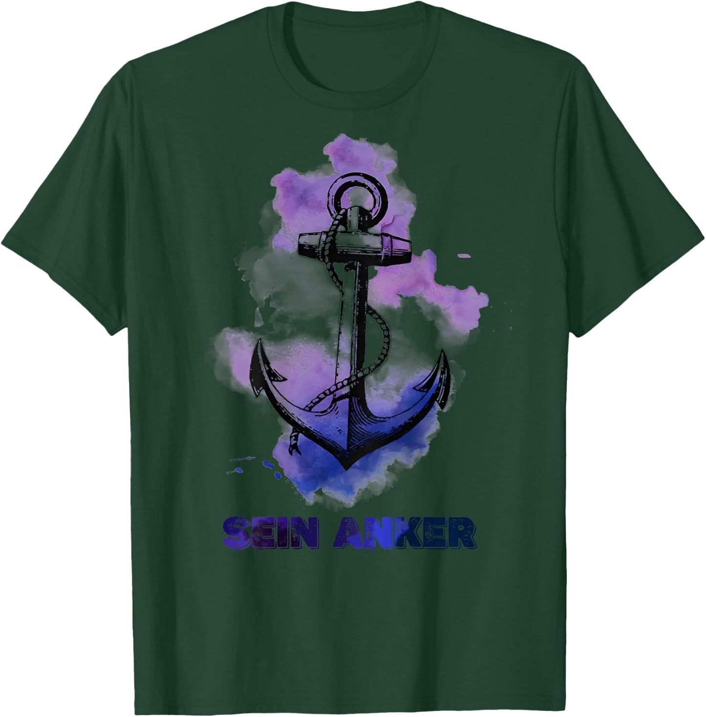 Sein Anker T-Shirt - T-Shirt | Forest