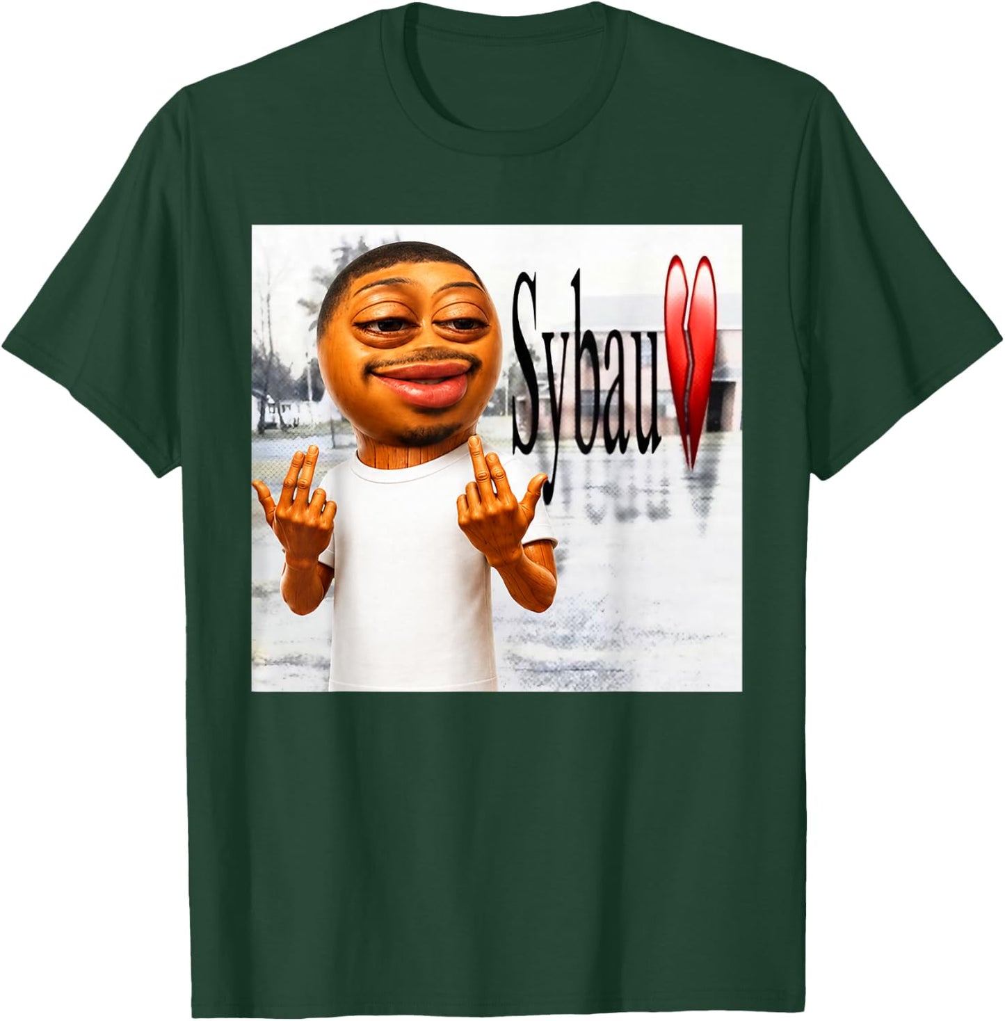 Funny Tung Tung Flight SYBAU Tuff Brainrot Meme T-Shirt - T-Shirt | Forest