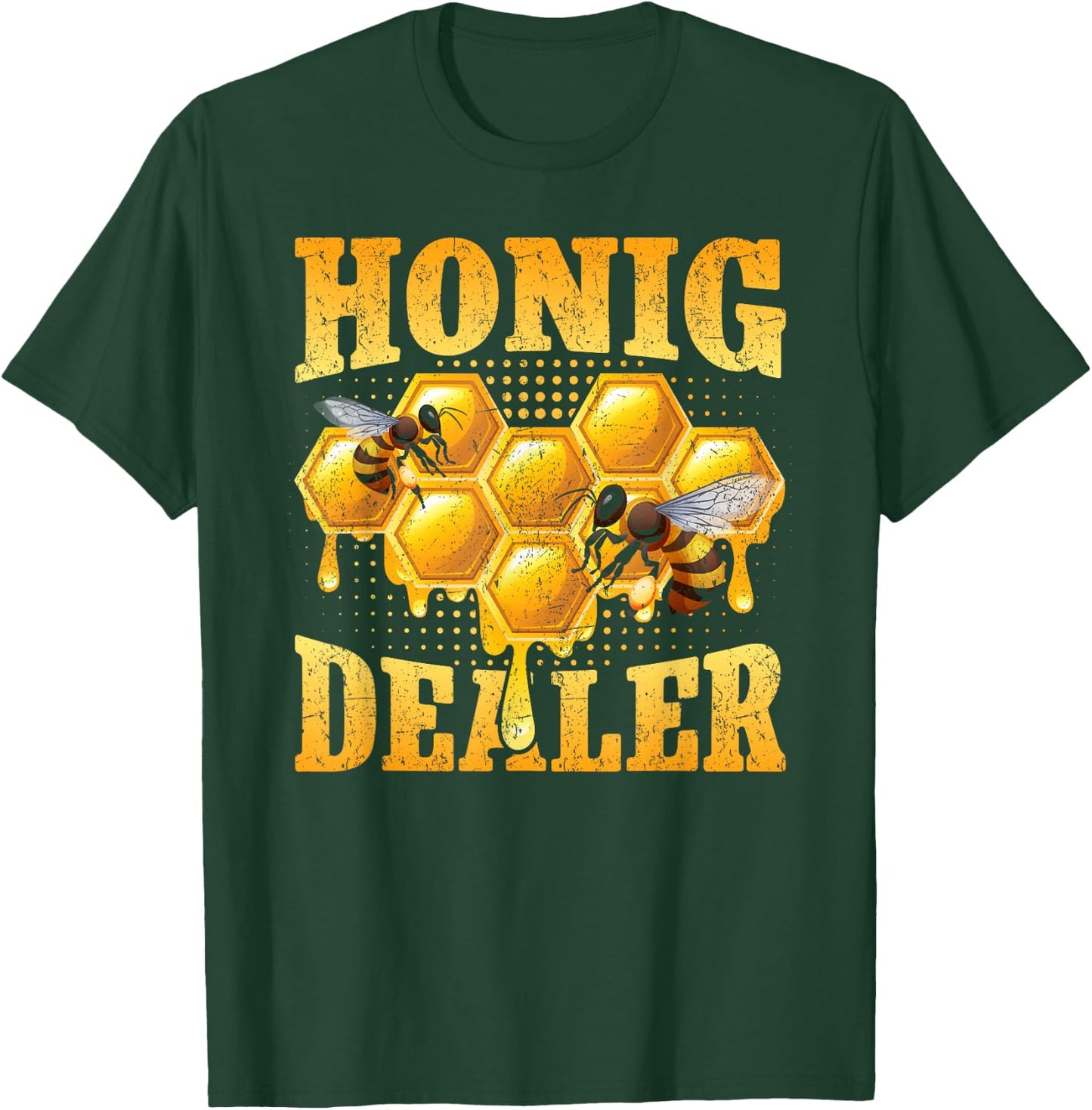 Honig Dealer Imker Honig Biene Imkerei Bienenzüchter T-Shirt - T-Shirt | Forest