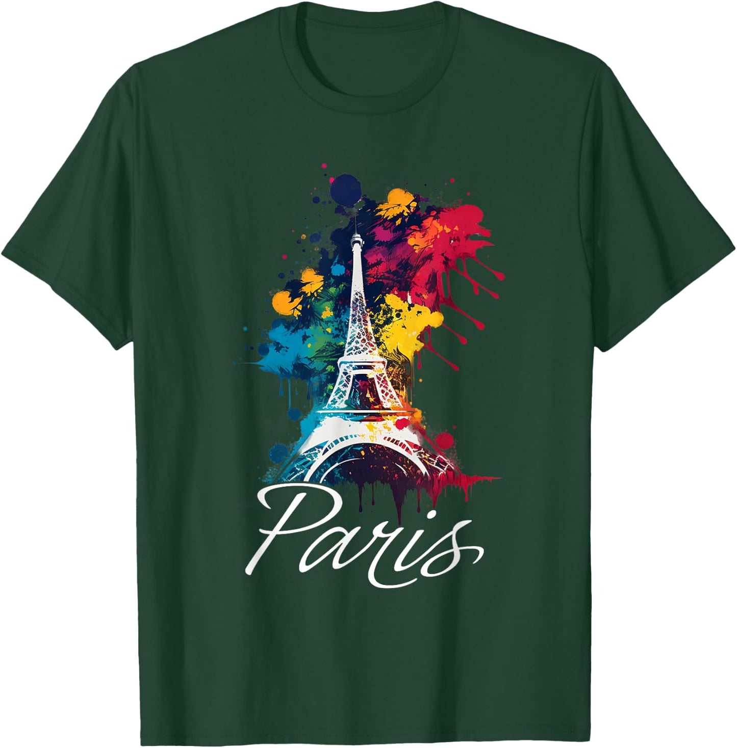 Eiffelturm Paris Mädchen Reise Urlaub Frankreich Souvenir T-Shirt - T-Shirt | Forest
