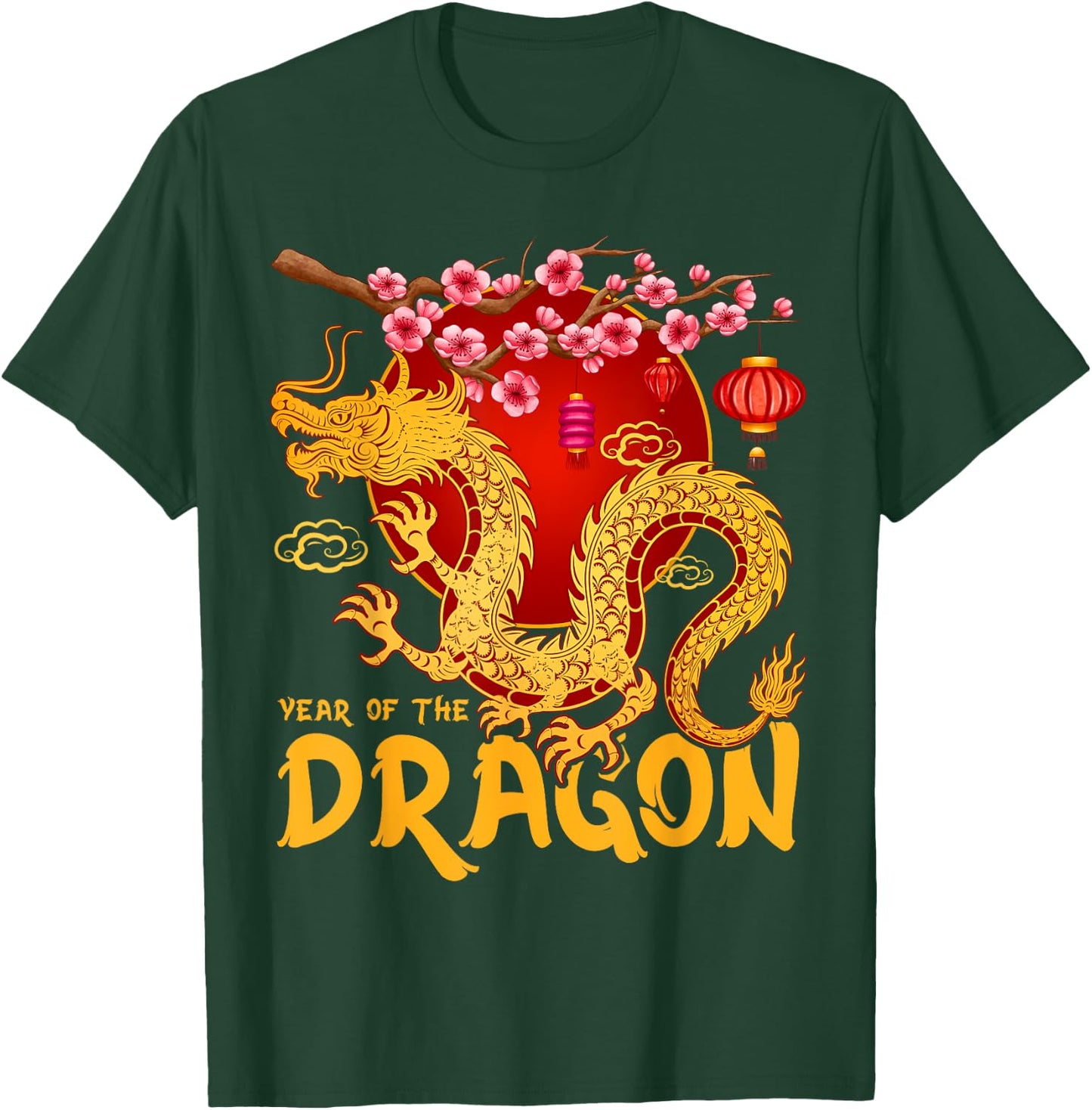 Chinese New Year 2024 Year Of The Dragon 2024 Shirt T-Shirt - T-Shirt | Forest