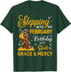 Stepping Into My February Birthday Religious Bday Afro Woman T-Shirt - T-Shirt | Forest