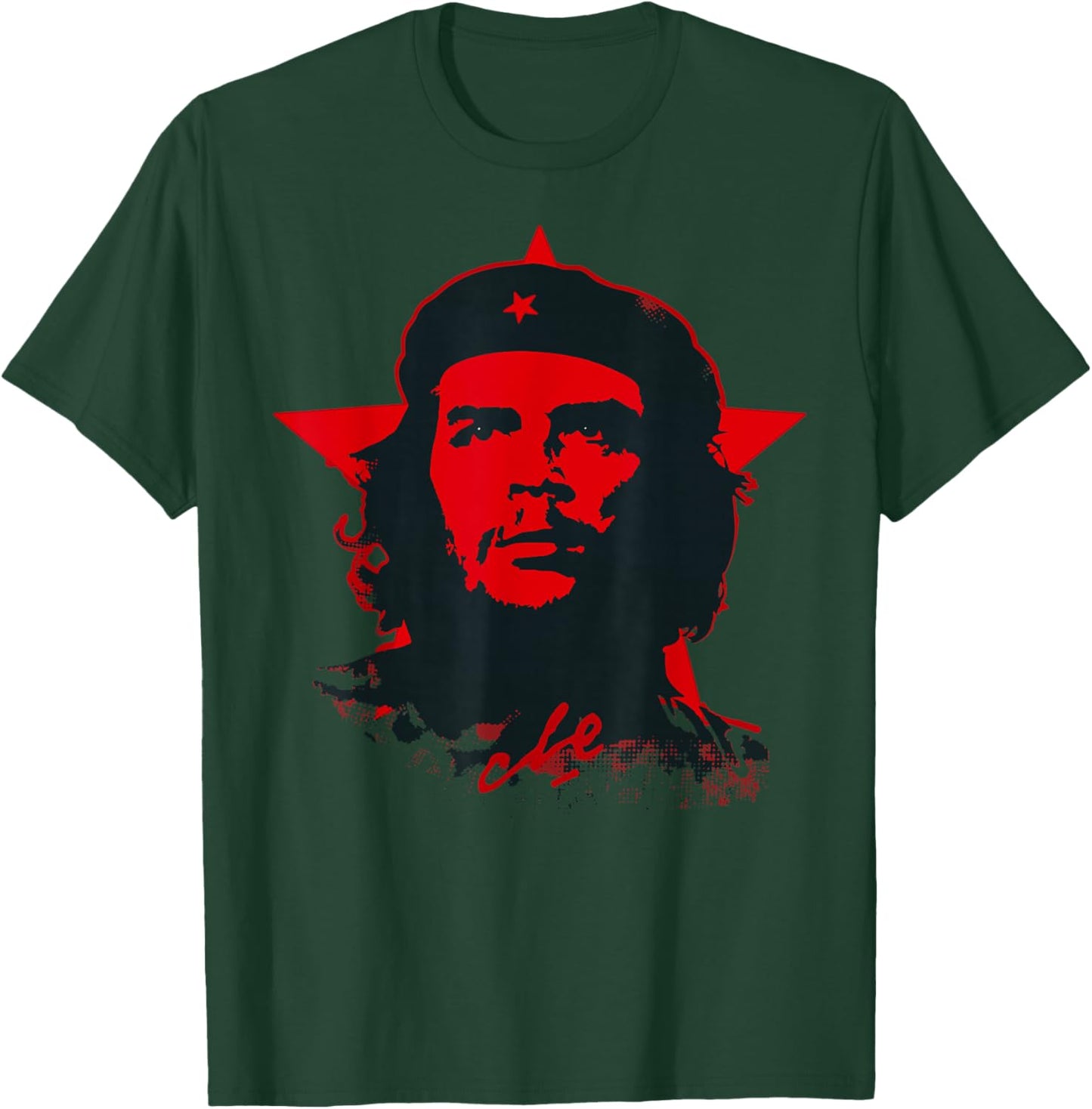 Che Guevara Shirt Stern Revolution Kuba Rebel Icon T-Shirt - T-Shirt | Forest