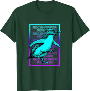 Rockhopper Penguin Vintage Retro Rockhopper Penguin T-Shirt - T-Shirt | Forest