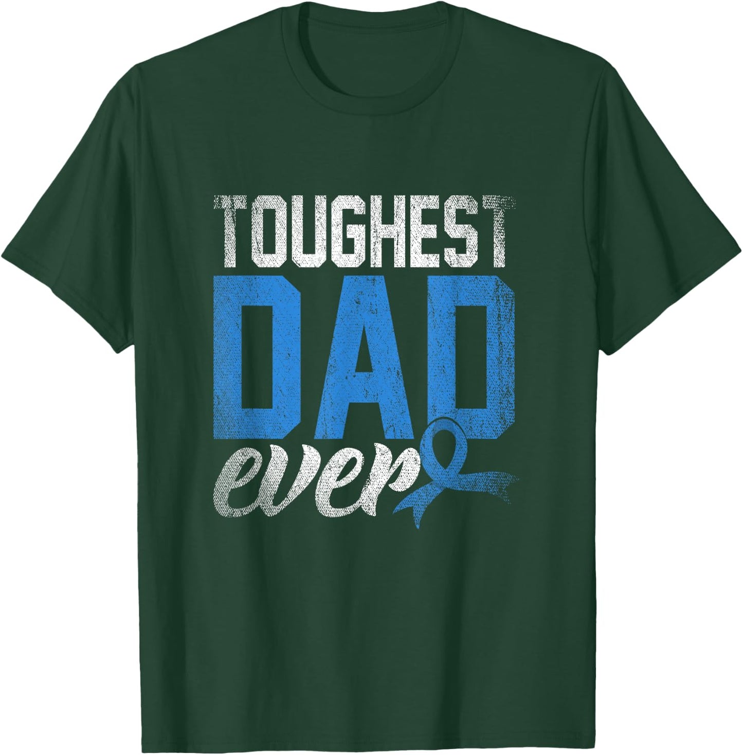 Father Survivor Dad Gift Prostate Cancer Awareness T-Shirt - T-Shirt | Forest