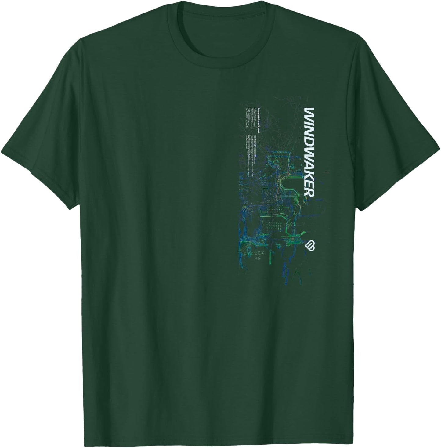 Windwaker - Fractured State Of Mind Lyric T-Shirt - T-Shirt | Forest