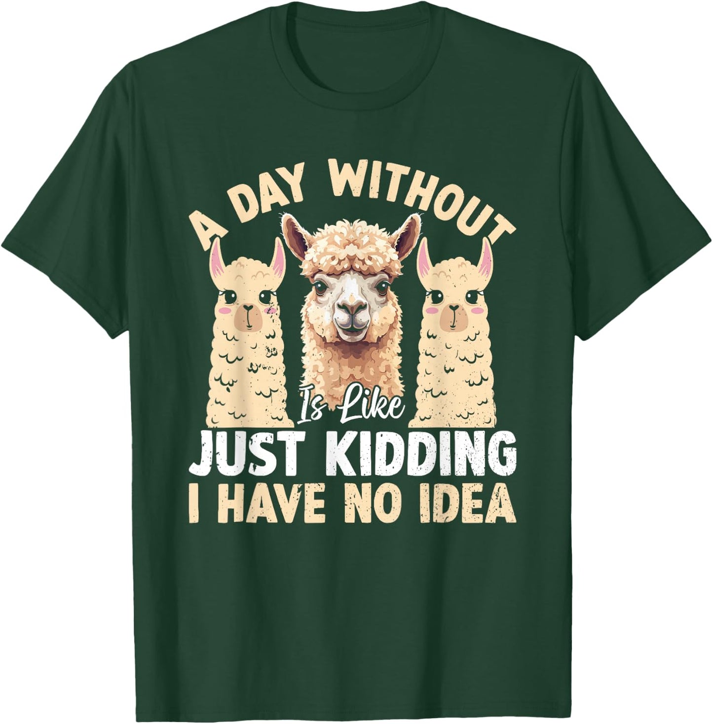 Funny Llama Quotes Funny Alpaca Alpaca Farmer T-Shirt - T-Shirt | Forest