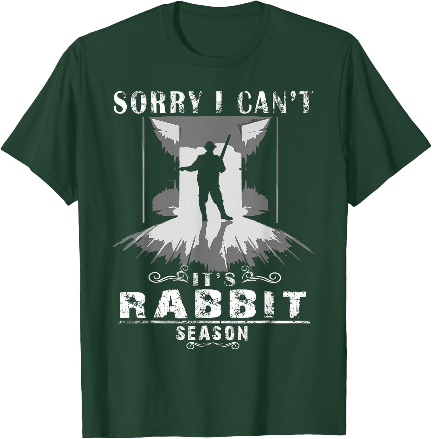 Rabbit Hunting Shirt Accessories Gear Funny Trapper Hunter T-Shirt - T-Shirt | Forest