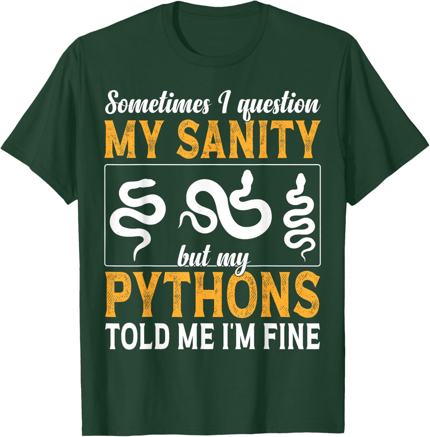 Royal Python Size Decor Food Design For Kids Ball Python T-Shirt - T-Shirt | Forest