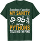 Royal Python Size Decor Food Design For Kids Ball Python T-Shirt - T-Shirt | Forest