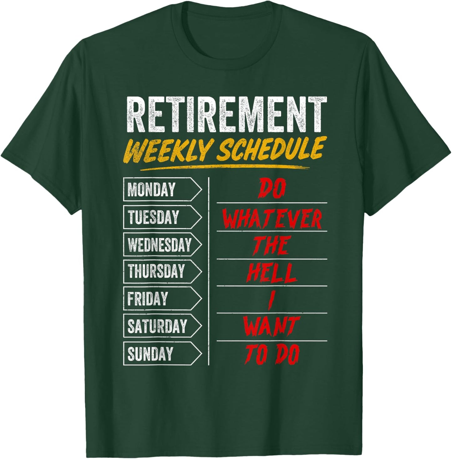 Funny Retirement Shirts Dad Grandpa Men Retired Life Humor T-Shirt - T-Shirt | Forest