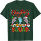 Christmas Squad Three Santa Reindeer Elf Manatees Xmas T-Shirt - T-Shirt | Forest
