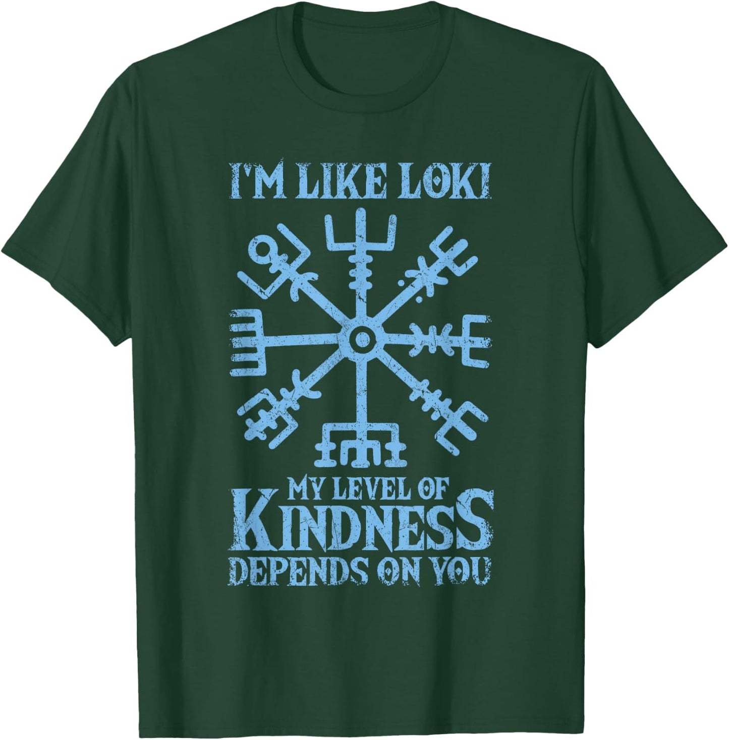 Loki Viking Norse Mythology God Loki , Black, S T-Shirt - T-Shirt | Forest