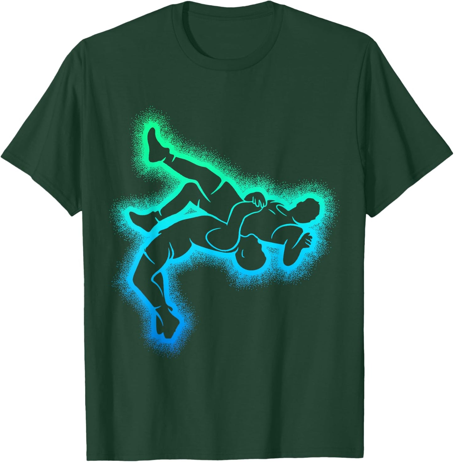 Wrestling Wrestler Men's Children's , black T-Shirt - T-Shirt | Forest
