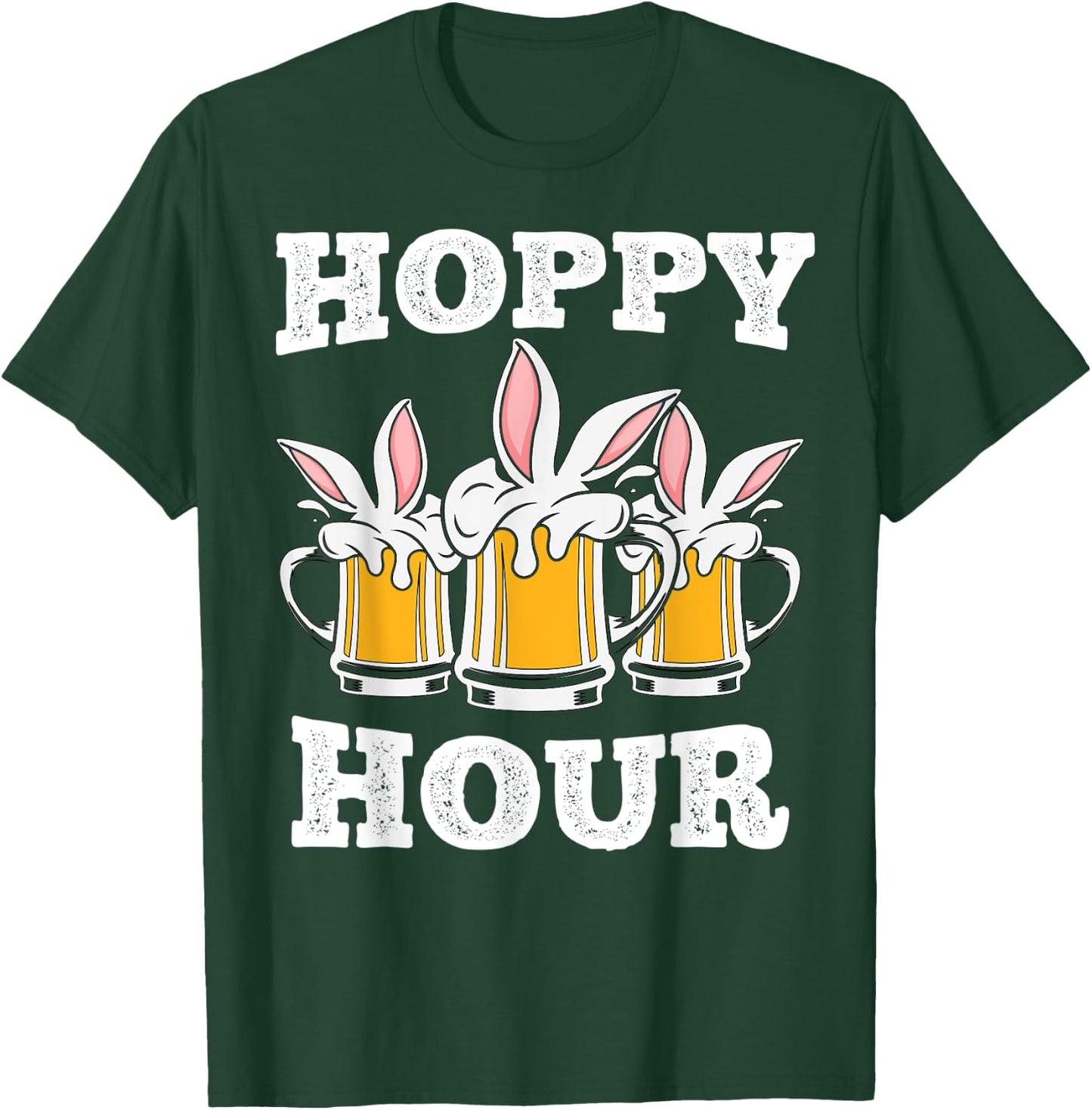 Beer Hoppy Hour Easter Beer Happy Hour Easter Beer T-Shirt - T-Shirt | Forest