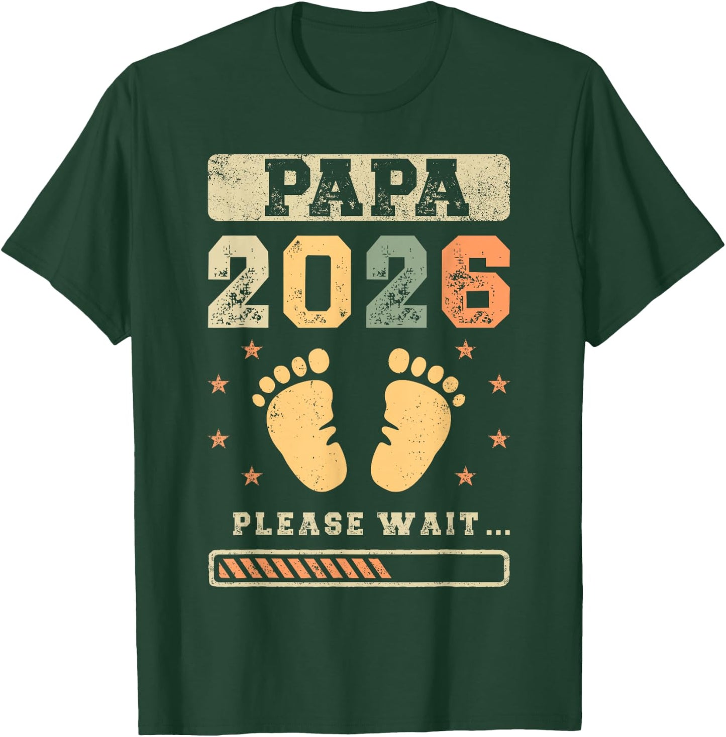 Dad 2026, Pregnancy Announcement, Future Dad T-Shirt - T-Shirt | Forest