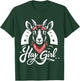 Hay Girl Goat Farm Girl Rancher T-Shirt - T-Shirt | Forest