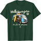 Volkswagen Campervan Type 2 T1 Live for Adventure T-Shirt - T-Shirt | Forest