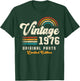 Vintage 1976 Original Parts 49th Anniversary Retro T-Shirt - T-Shirt | Forest