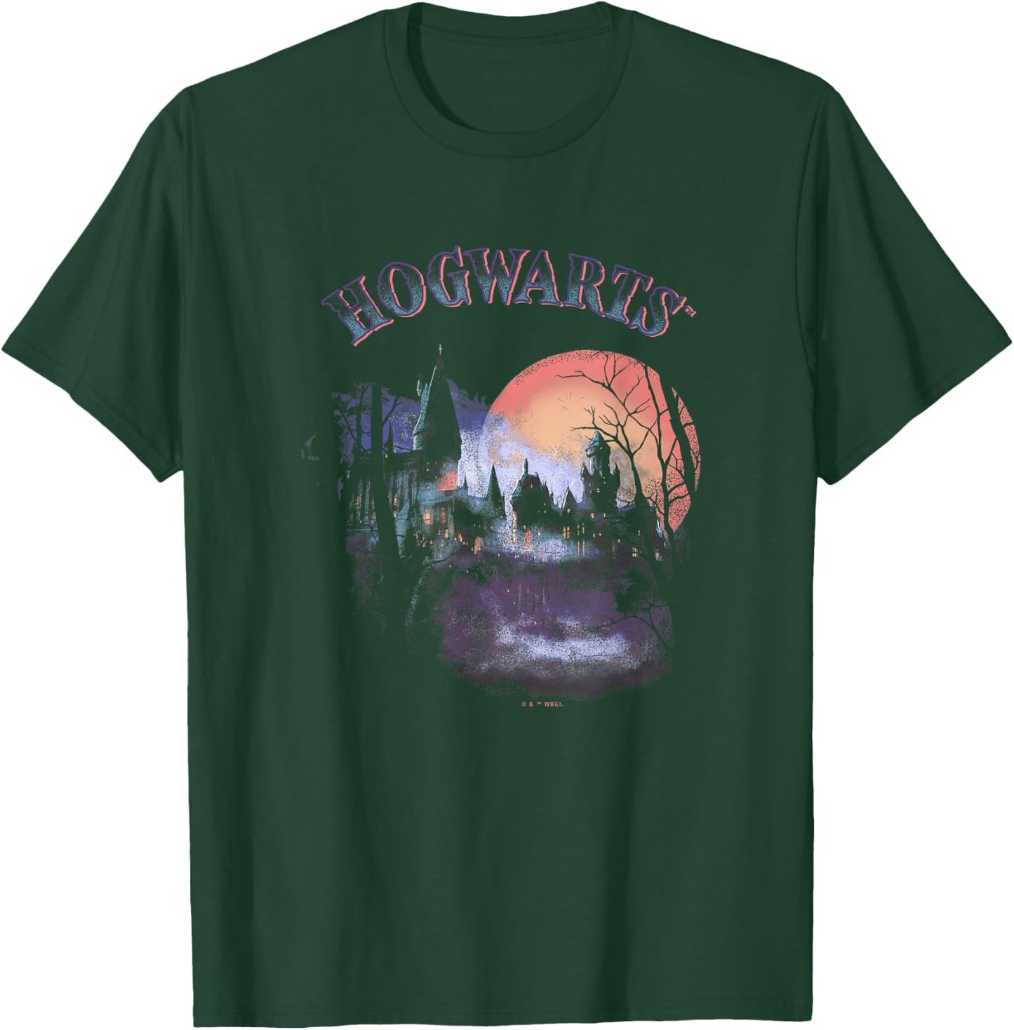 Harry Potter Halloween Themed Hogwarts Vintage Portrait T-Shirt - T-Shirt | Forest