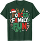 Funny Forced Family Fun Christmas Family Christmas Gathering T-Shirt - T-Shirt | Forest