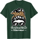 Track and Field Mamaw Messy Bun Hair Funny Athlete Mamaw T-Shirt - T-Shirt | Forest