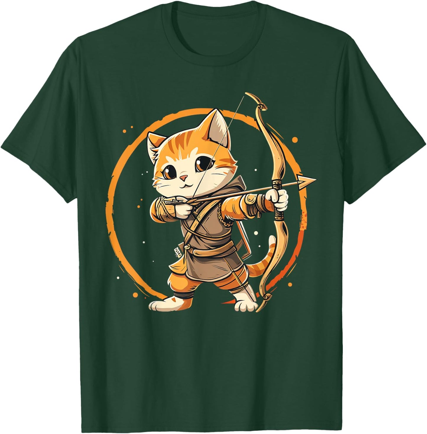 Cat Archer , Women and Kids , Black, S T-Shirt - T-Shirt | Forest