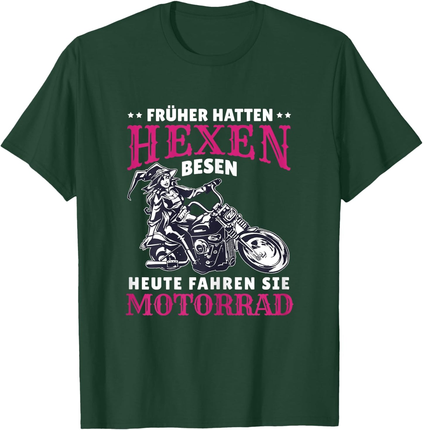 Motorrad Spruch Bikerin Heute Fahren Sie Motorrad T-Shirt - T-Shirt | Forest