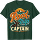 Retro Road Trip Captain Adventure T-Shirt - T-Shirt | Forest