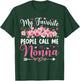 My Favorite People Call Me Nonna Floral Mother's Day Women T-Shirt - T-Shirt | Forest