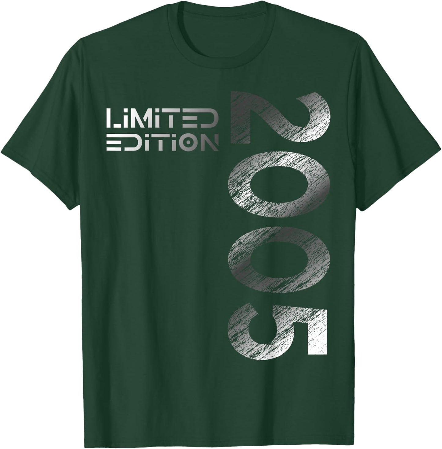 20th Birthday Limited Edition Vintage 2005 Man Woman , black T-Shirt - T-Shirt | Forest