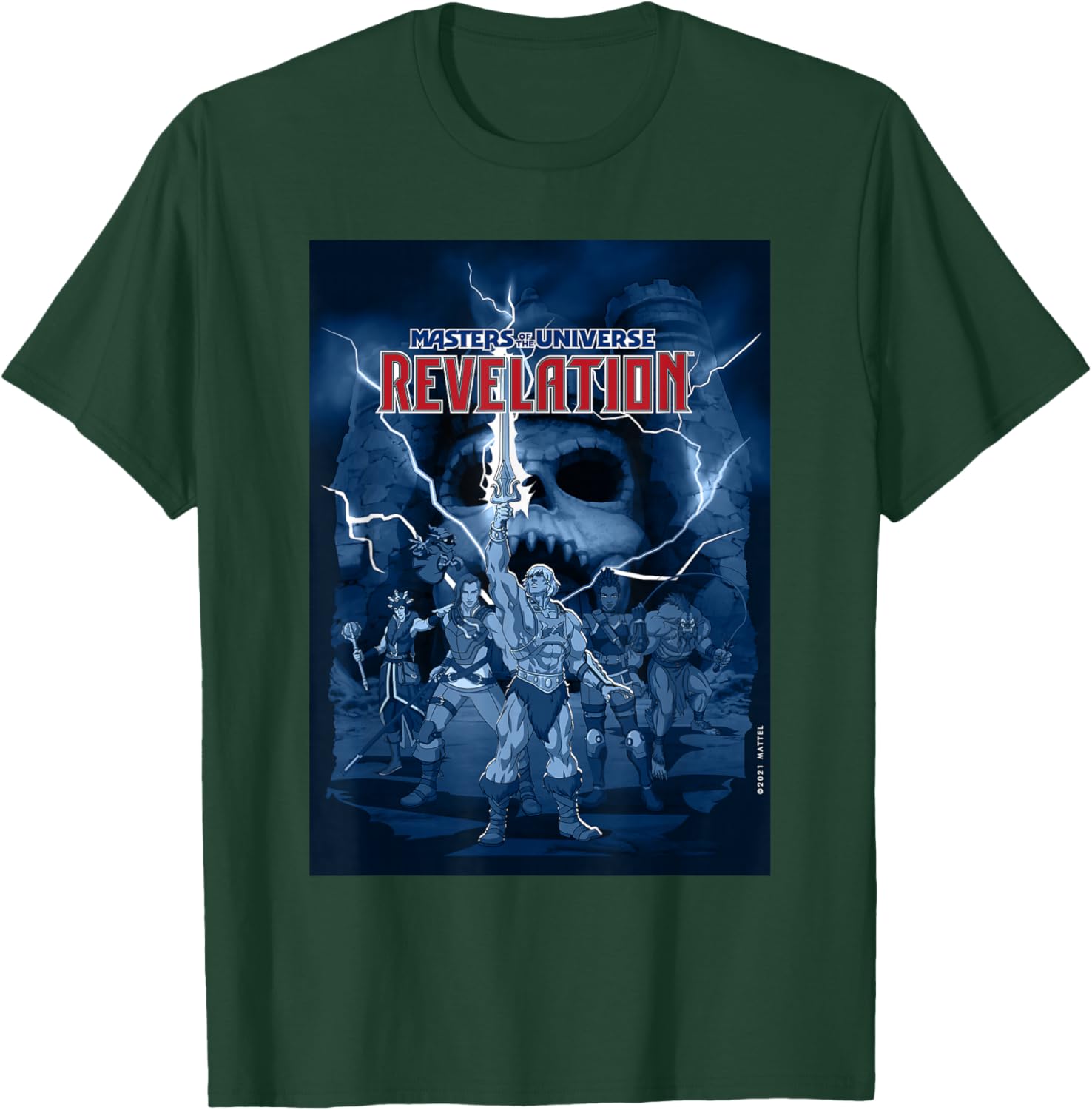 Masters of the Universe Revelation Lightning Poster T-Shirt - T-Shirt | Forest