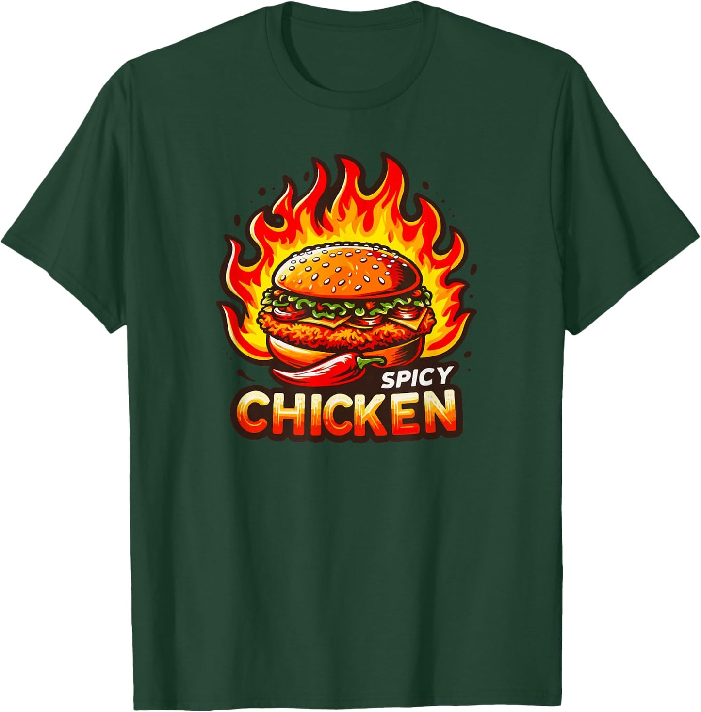Spicy Chicken T-Shirt - T-Shirt | Forest