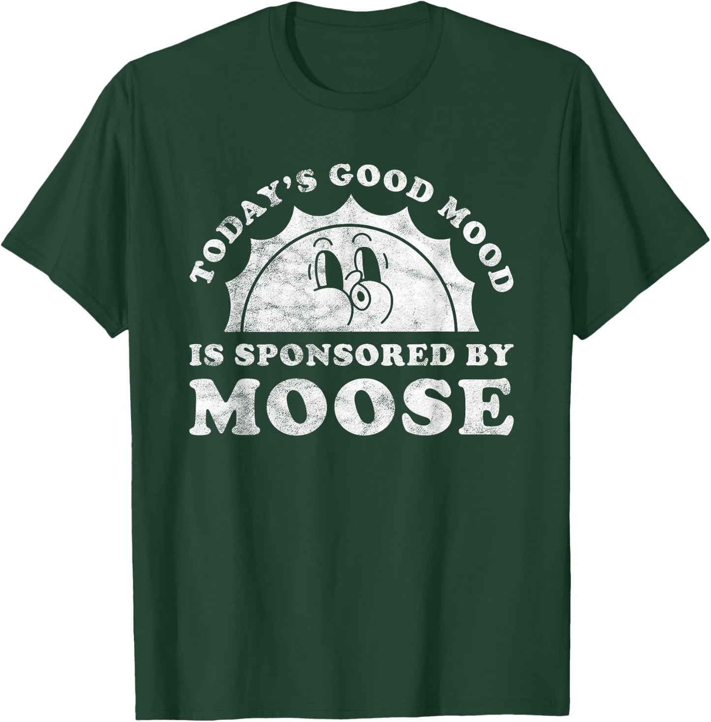 Funny Cute Retro Vintage Moose T-Shirt - T-Shirt | Forest