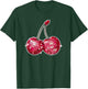 Red Disco Ball Cherries Cherry T-Shirt - T-Shirt | Forest