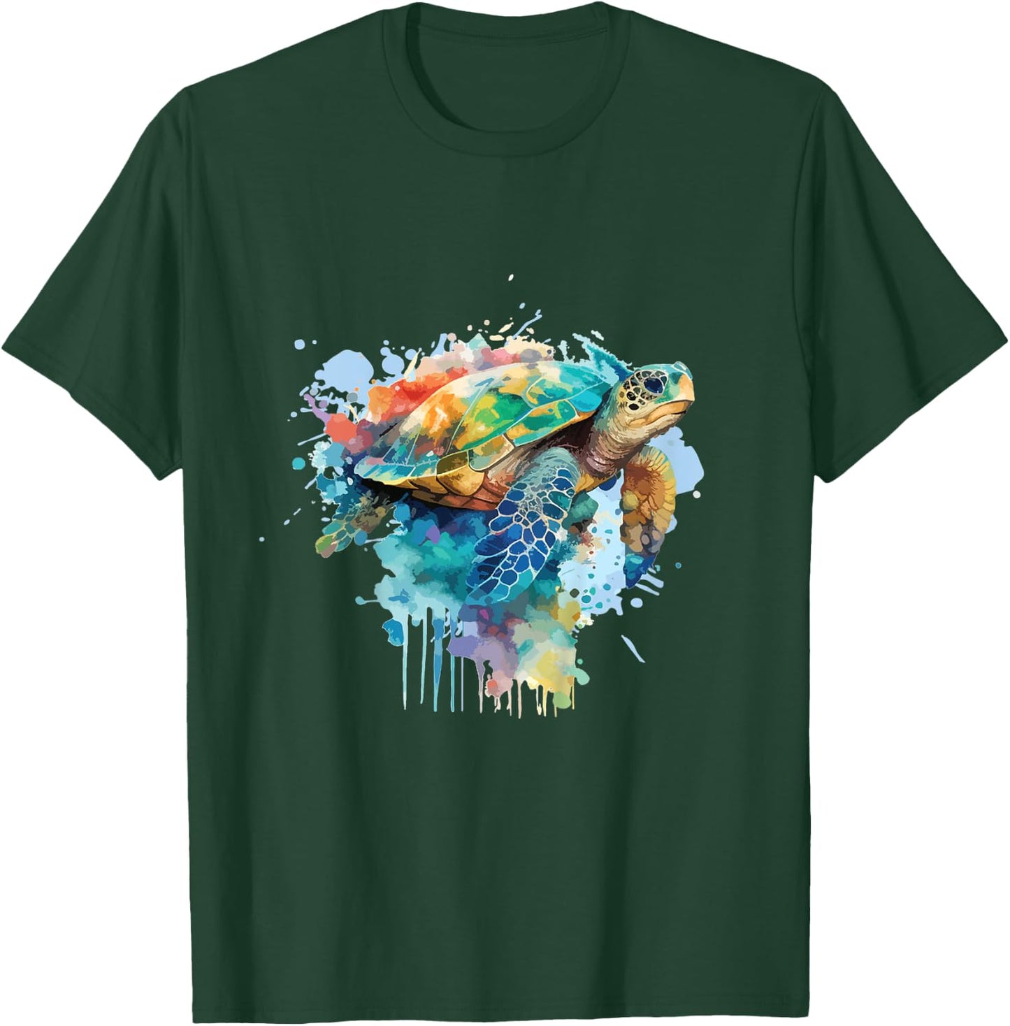 Kinder Schildkröten Kinder Wasserschildkröte Ozean Meer Schildkröte T-Shirt - T-Shirt | Forest