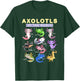 Funny Axolotls Of The World Cute Kawaii Axolotl T-Shirt - T-Shirt | Forest