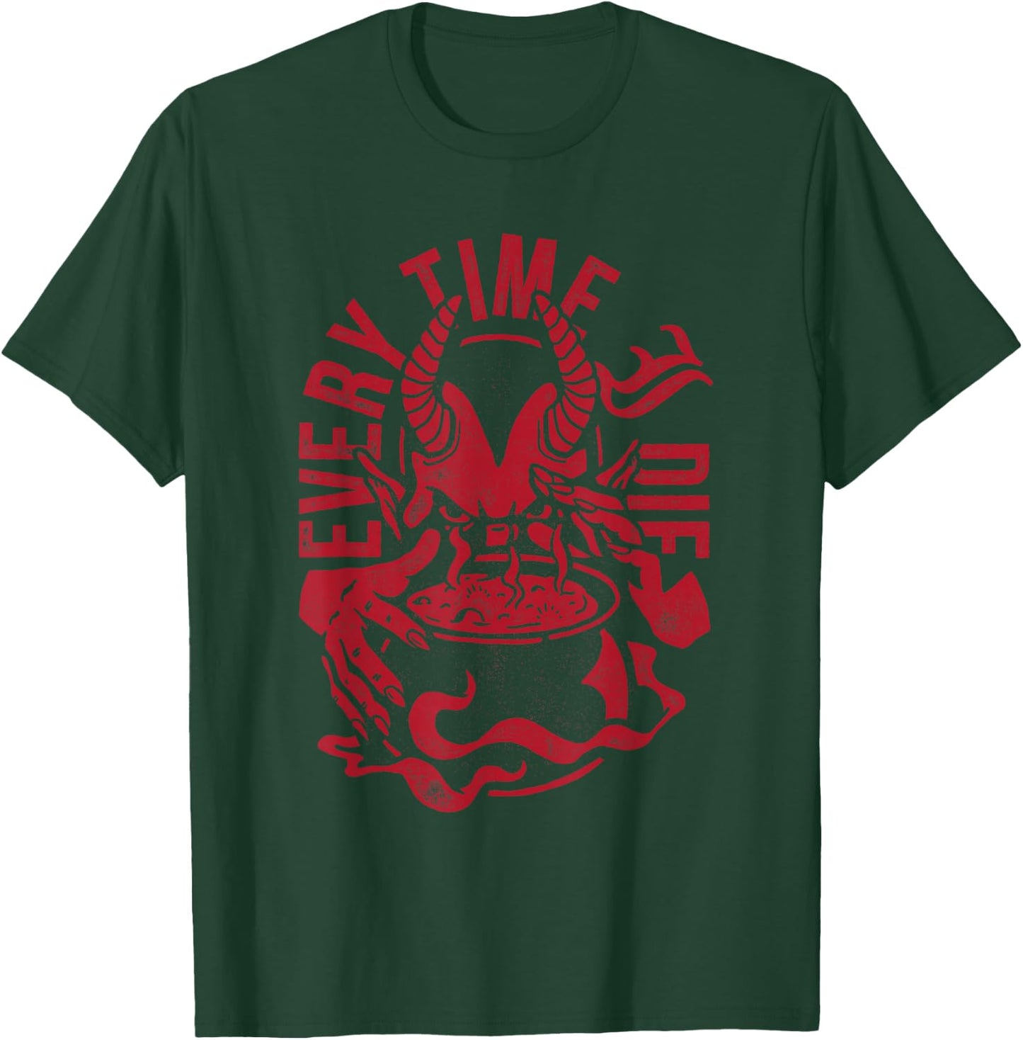 Every Time I Die Black -Adults Modern Letter Print - Small - Hocus Pocus - Official Merchandise T-Shirt - T-Shirt | Forest