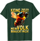 with German Text "Keine Zeit Mein Volk Braucht Mich Beekeeper", black T-Shirt - T-Shirt | Forest