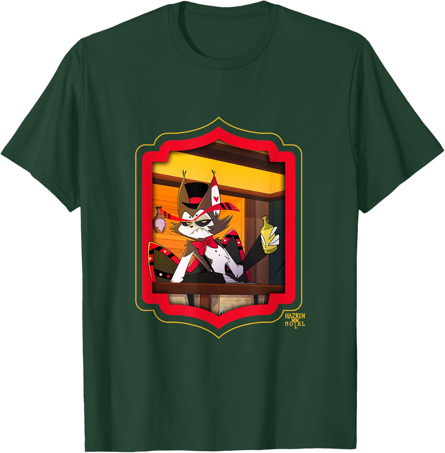 Hazbin Hotel - Husk , black T-Shirt - T-Shirt | Forest